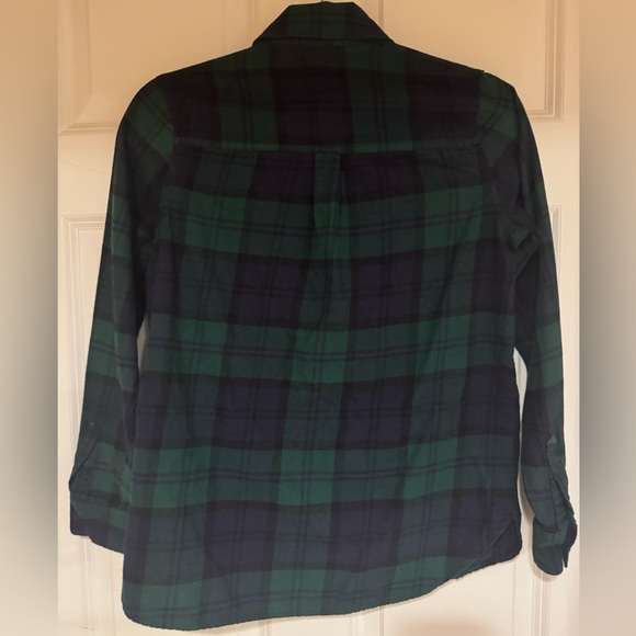 Old Navy ‘The Class Shirt’ Women’s Green Flannel Size Extra Small 100% Cotton - Picture 2 of 5